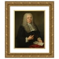 thumbnail image 1 of Jean Fournier 12x14 Gold Ornate Wood Frame and Double Matted Museum Art Print Titled - Willem Sautijn (1703-1743), Alderman of Amsterdam (1734), 1 of 4