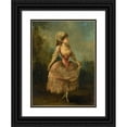 thumbnail image 1 of Jean-Frédéric Schall 19x24 Black Ornate Framed Double Matted Museum Art Print Titled: Dancing Girl, 1 of 5