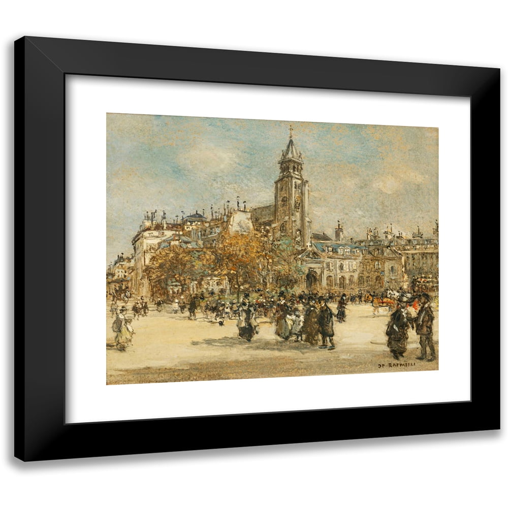Jean François Raffaëlli 14x12 Black Modern Framed Museum Art Print ...