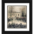 thumbnail image 1 of Jean François Raffaëlli 20x23 Black Ornate Framed Double Matted Museum Art Print Titled: Victor Hugo's Eighty Feast (1903), 1 of 5