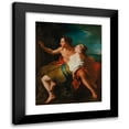 thumbnail image 1 of Jean-François de Troy 12x14 Black Modern Framed Museum Art Print Titled - Paris and Oenone, 1 of 1
