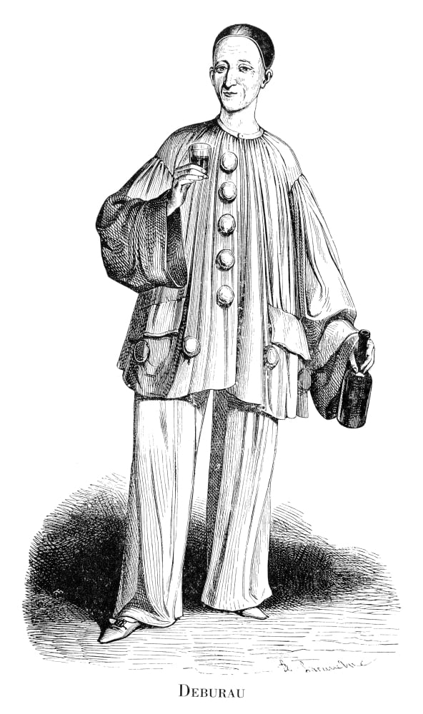 Jean Gaspard Deburau /N(1796-1846). French Pantomimist. Dressed In ...