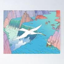 Jean Giraud Poster Wall Art, Modern Wall Decor For Living Room Bedroom, 8x12 UNFRAMED