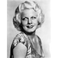 thumbnail image 1 of Jean Harlow Portrait in Grey Scoop-Neck Sleeveless Silk Dress in White Background Photo Print (8 x 10), 1 of 1