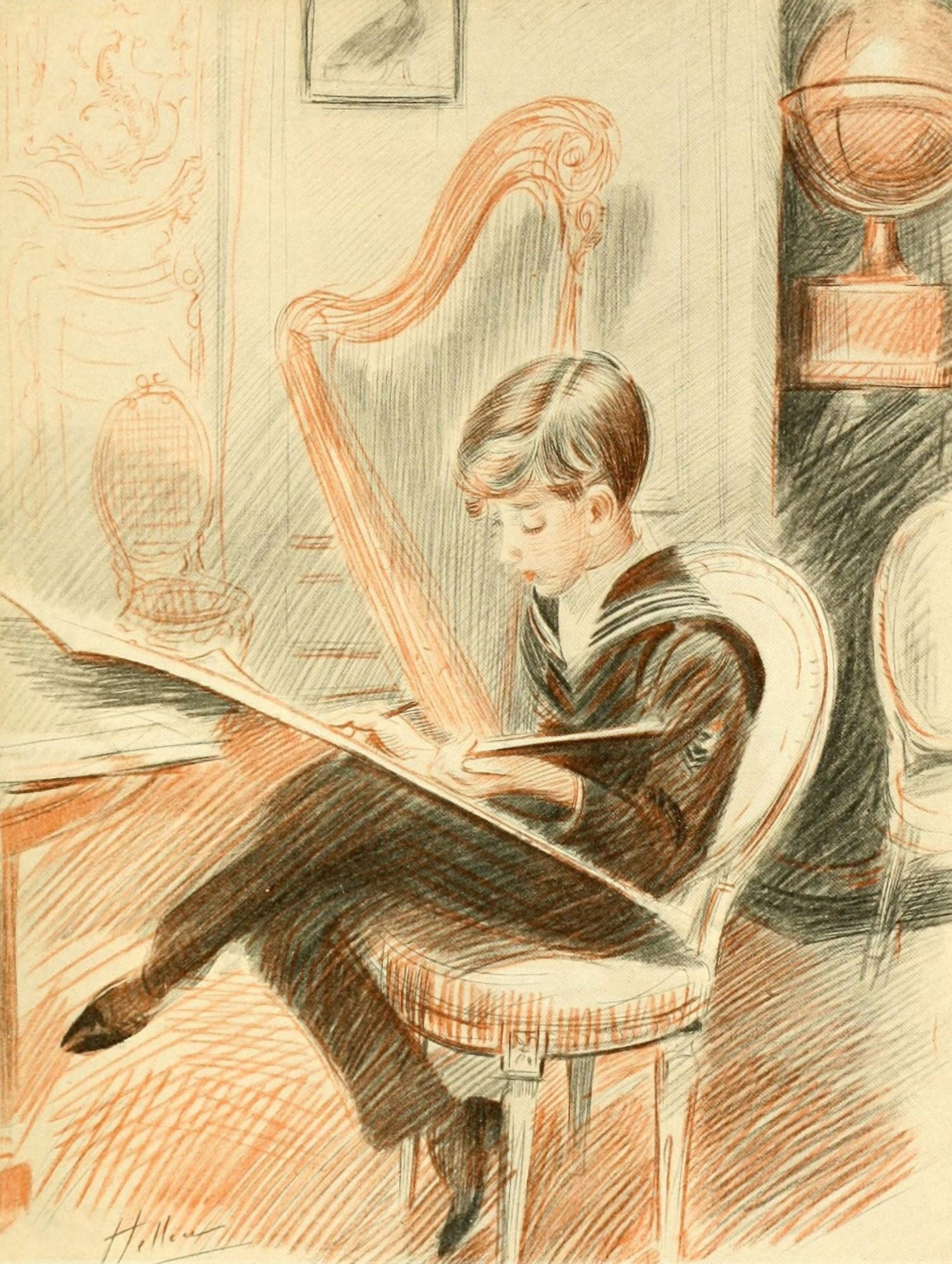 Jean Helleu Canvas Art - Paul Csar Helleu (18 x 24)