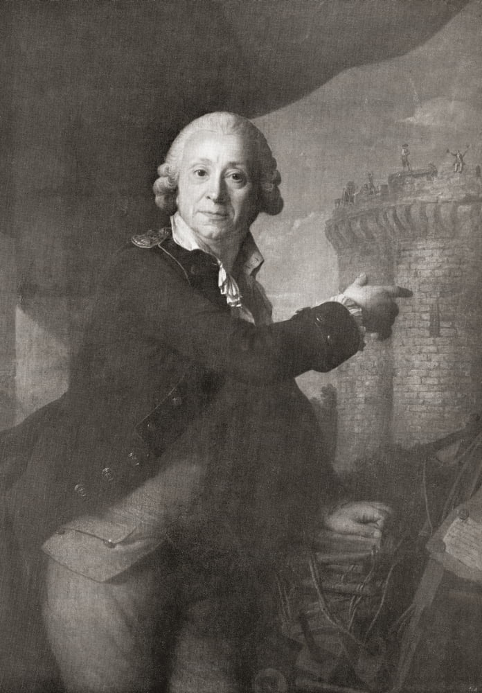 Jean Henri Latude 1725 Canvas Art - Ken Welsh Design Pics (11 x 17)