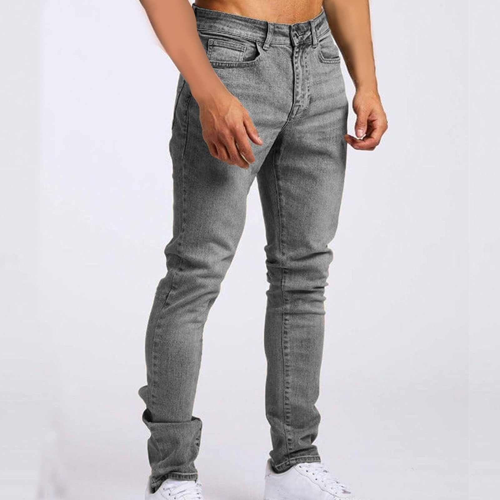 WZIKAI Mens Cargo Pants,Elastic Waist Sweatpants for Men