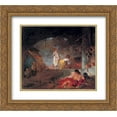 thumbnail image 1 of Jean Honore Fragonard 2x Matted 22x20 Gold Ornate Framed Art Print 'The Laundresses', 1 of 2