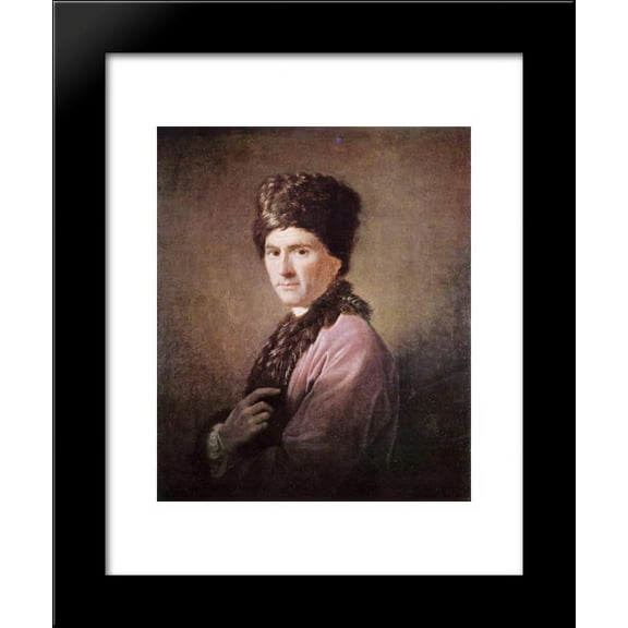 Jean Jacques Rousseau 20x24 Framed Art Print by Ramsay, Allan