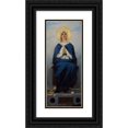 thumbnail image 1 of Jean-Joseph-Benjamin Constant 12x24 Black Ornate Framed Double Matted Museum Art Print Titled: The Immaculate Conception (1874), 1 of 5