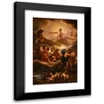 thumbnail image 1 of Jean Jouvenet 17x24 Black Modern Framed Museum Art Print Titled - Apollo and the Chariot of the Sun (1680-1690), 1 of 5