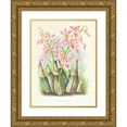 thumbnail image 1 of Jean Jules Linden 15x18 Gold Ornate Wood Frame and Double Matted Museum Art Print Titled - Calanthe Veitchi (1885-1906), 1 of 4