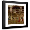 thumbnail image 1 of Jean-Léon Gérôme 12x14 Black Modern Framed Museum Art Print Titled - Prayer in the Mosque (1871), 1 of 5