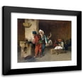 thumbnail image 1 of Jean-Léon Gérôme 14x12 Black Modern Framed Museum Art Print Titled - Cafe House-Cairo (Casting Bullets) (1884 or Earlier), 1 of 5