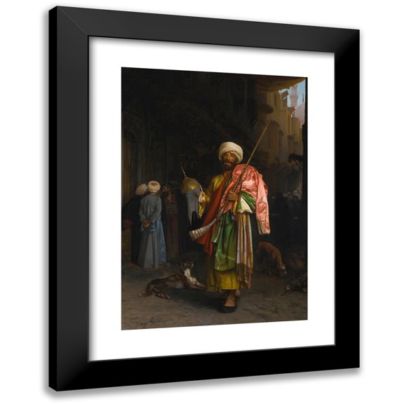 Jean-Léon Gérôme 18x24 Black Modern Framed Museum Art Print Titled - Itinerant Merchant in Cairo