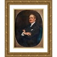 thumbnail image 1 of Jean Laudy 15x18 Gold Ornate Wood Frame and Double Matted Museum Art Print Titled - The Portra of Van Max Horn (1937), 1 of 4