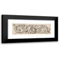 thumbnail image 1 of Jean Le Pautre 14x7 Black Modern Framed Museum Art Print Titled - Frieze with Acanthus Scrolls and a Man Fighting a Lion (17th Century), 1 of 5