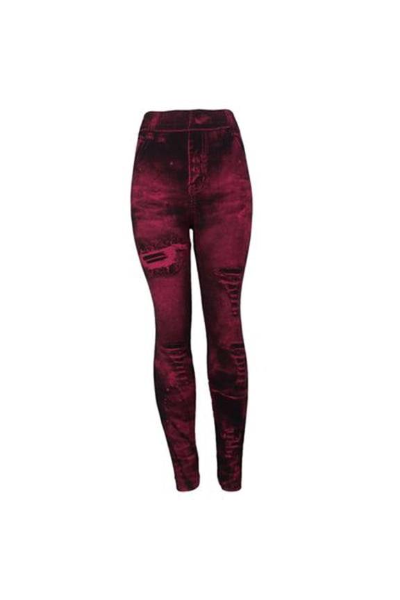 High Waist Yoga Pants for Women Stretchy Ripped Trousers Tummy Control Leggings with Pockets Ladies Hip Lift Slim Joggers