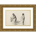 thumbnail image 1 of Jean-Louis Forain 14x11 Gold Ornate Wood Frame and Double Matted Museum Art Print Titled - It is Too Dangerous Near Your Ambulance (C. 1914-1919), 1 of 4