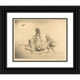 thumbnail image 1 of Jean-Louis Forain 14x12 Black Ornate Wood Framed Double Matted Museum Art Print Titled: The Return Home (C. 1915), 1 of 5