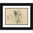 thumbnail image 1 of Jean-Louis Forain 18x14 Black Ornate Wood Framed Double Matted Museum Art Print Titled - At the Vincennes Front. Bolo Pasha II (C. 1914-1919), 1 of 5