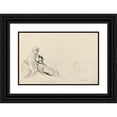 thumbnail image 1 of Jean-Louis Forain 24x17 Black Ornate Framed Double Matted Museum Art Print Titled: -A Farman -Non is a Boche. (C. 1914-1919), 1 of 5