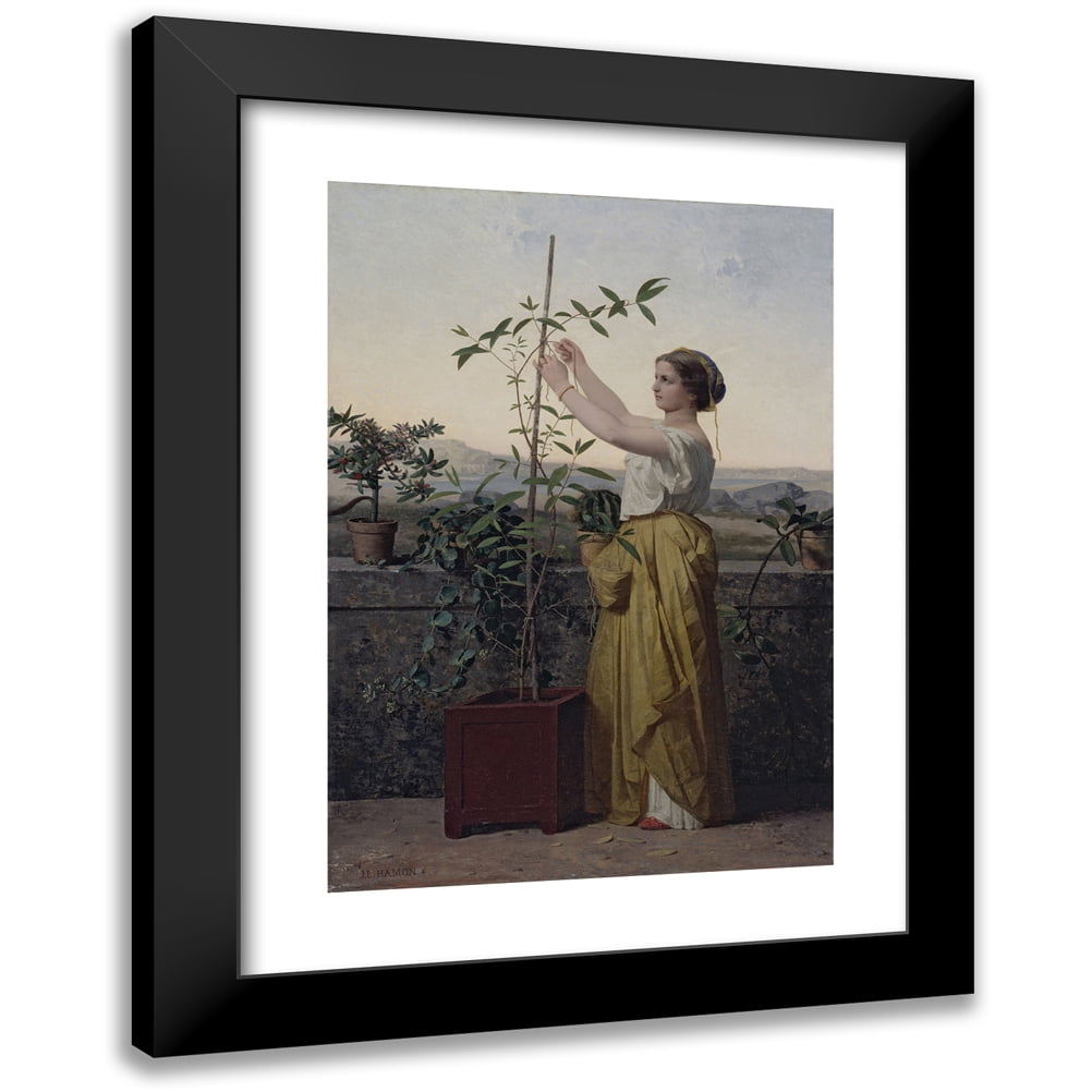 Jean-Louis Hamon 11x14 Black Modern Framed Museum Art Print Titled ...