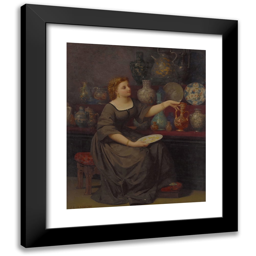 Jean-Louis Hamon 12x14 Black Modern Framed Museum Art Print Titled - A ...