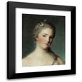 thumbnail image 1 of Jean-Marc Nattier 15x18 Black Modern Framed Museum Art Print Titled - Portrait of Marie-Genevieve Boudrey (2Nd Half of the 18th Century), 1 of 5