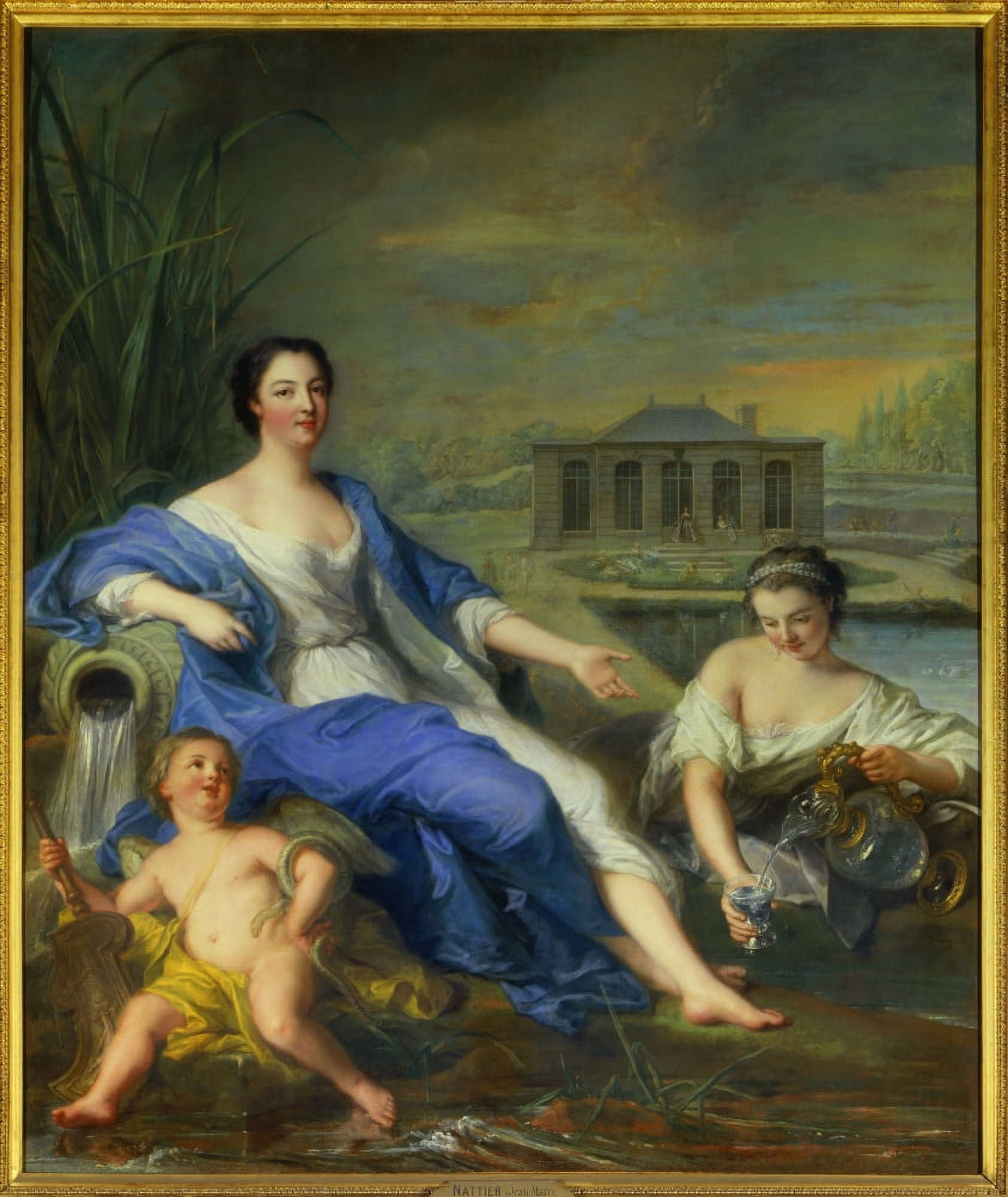 Jean Marc Nattier (1685-1766) French School Canvas Art -  (24 x 36)