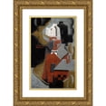 thumbnail image 1 of Jean Metzinger 11x14 Gold Ornate Wood Frame and Double Matted Museum Art Print Titled - The&nbsp;Port (1920), 1 of 4