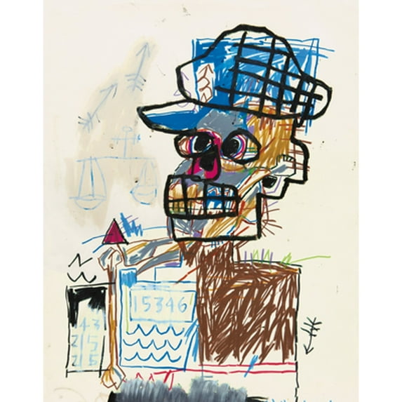 Pre-Owned Jean-Michel Basquiat Drawing: Work from the Schorr Family Collection (Hardcover 9780847844470) by Fred Hoffman, Acquavella Galleries (Contributions by)