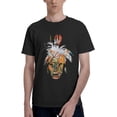 thumbnail image 1 of Jean Michel Basquiat Men's Cotton Short Sleeve Crewneck T-Shirt Casual Graphic Tee Shirts Tops, 1 of 5
