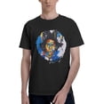 thumbnail image 1 of Jean Michel Basquiat Men's Rock Band Music Hawaiian Crew Neck Cotton Short Sleeve T Shirts, 1 of 5