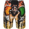 thumbnail image 1 of Jean Michel Basquiat Mens Swim Trunks Quick Dry Board Shorts with Mesh Lining, Breathable Fit Beach Shorts Swimwear Bathing Suits, 1 of 5