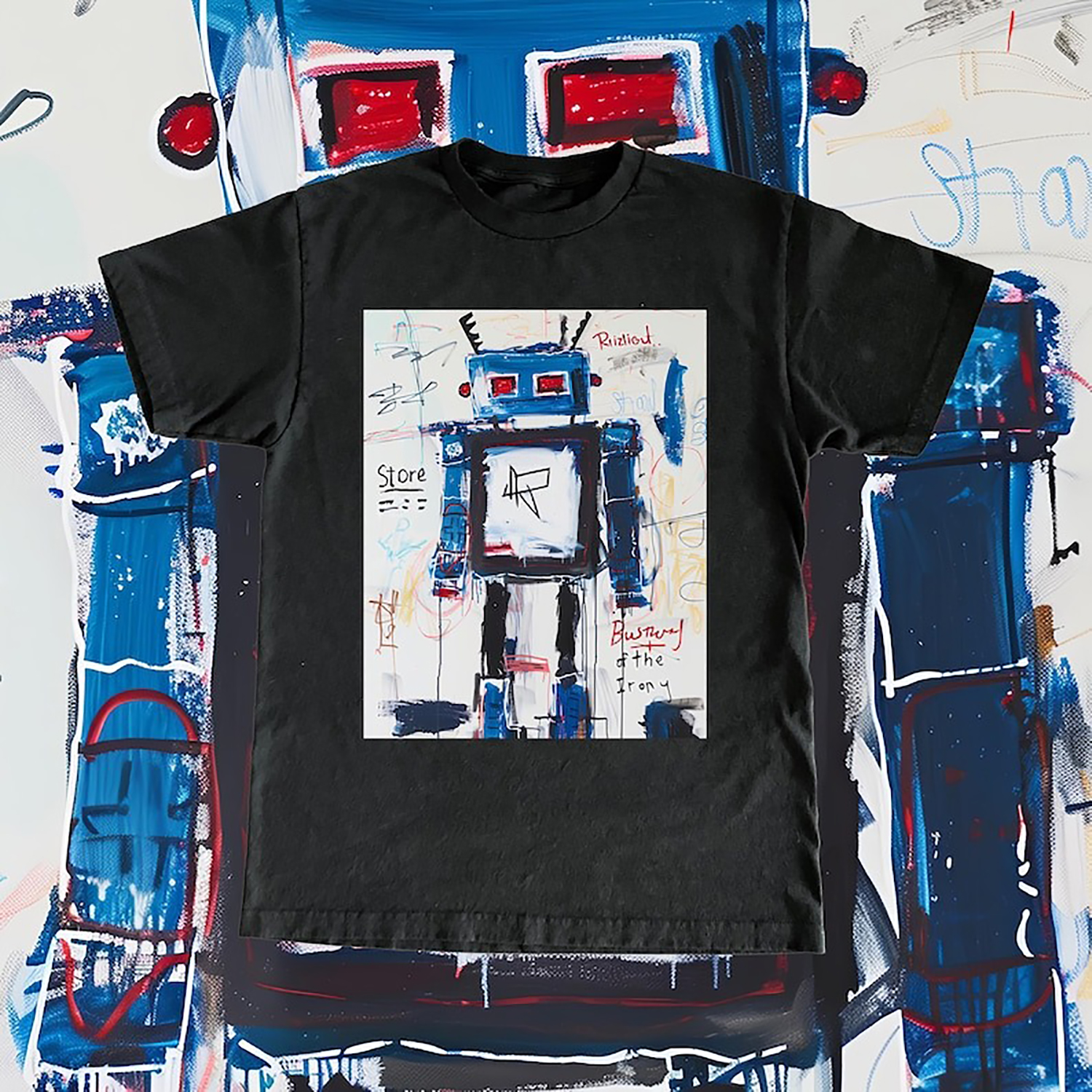 JeanMichel Basquiat Tee American Graffiti Artist 1980s T Shirt High