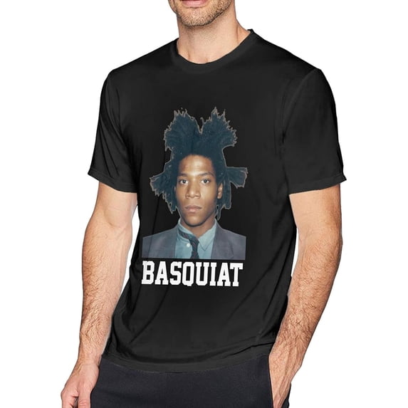 Jean Michel Basquiat Teen T Shirt Crew Neck Short-Sleeve Tops Sport Custom Tees Clothes