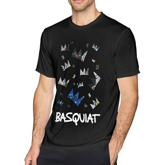 Jean Michel Basquiat Youth & Adult T Shirts Crew Neck Short-Sleeve Tops Novelty Custom Tees Clothes