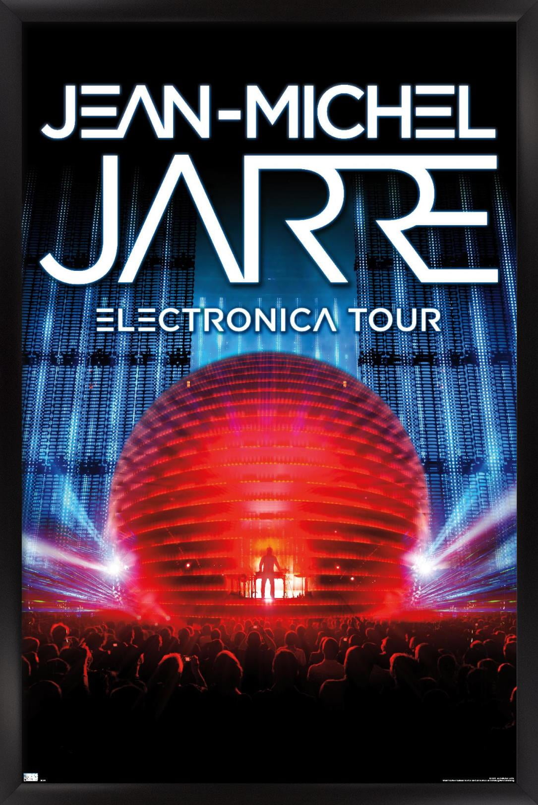 Jean Michel Jarre - Electronica Wall Poster, 22.375" x 34", Framed