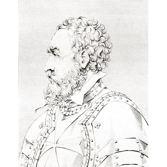 Jean Parisot De La Valette C. 1494 - 1568. Knight Of St. John. From The
