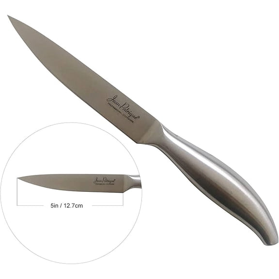 Jean-Patrique Chopaholic 5-inch Kitchen Knife - Stainless Steel Razor-Sharp Cooking Knife - Multipurpose Kitchenware