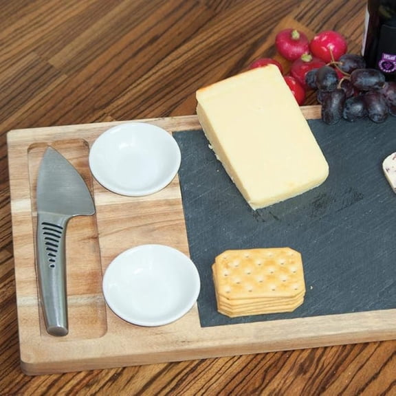 Jean-Patrique Slate Cheese Board & Cheese Knife Set