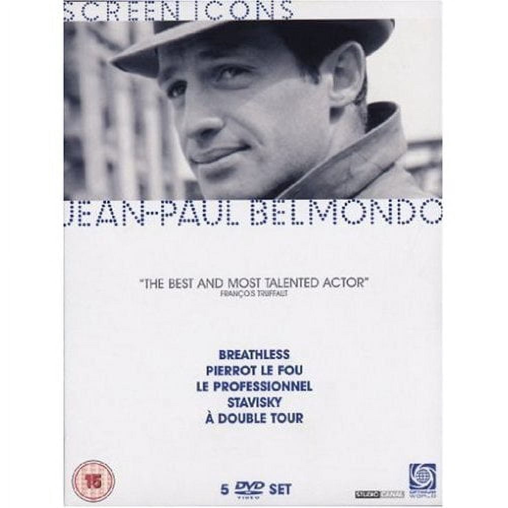 Jean-Paul Belmondo Collection 5-DVD Box Set ( Ã bout de souffle / Pierrot le fou / Le professionnel / L'empire d'Alexandre / Ã double tour ) ( Br [ NON-USA FORMAT, PAL, Reg.2 Import - United Kingdom ]