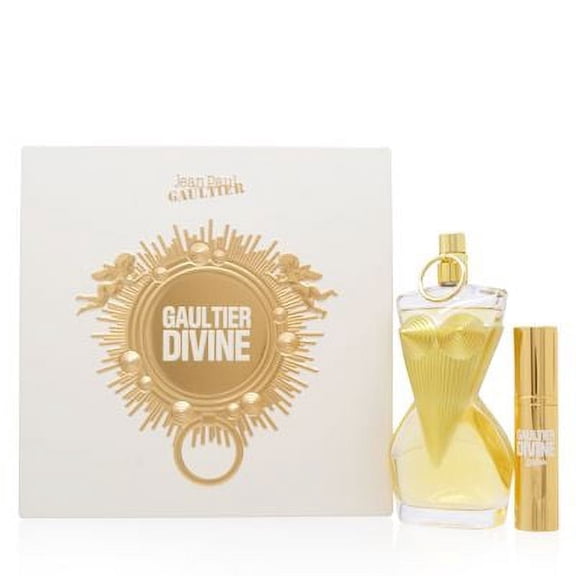 Jean Paul Gaultier Devine By Jean Paul Gaultier Perfume 2 Piece Gift Set - 3.4 Oz Edp Spray, 0.34 Oz Edp Spray For Women - Gift Set
