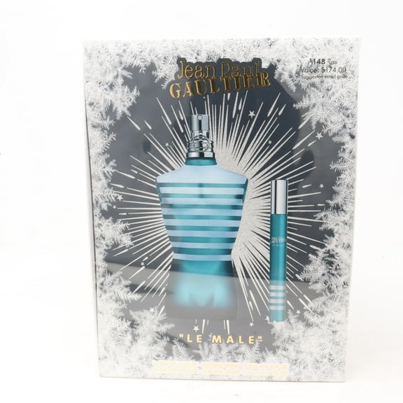 Jean Paul Gaultier Le Male 2pcs Gift Set For Men
200ml Eau De Toilette Spray + 10ml Eau De Toilette Spray