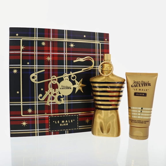 Le Male Elixir by Jean Paul Gaultier 4.2 Oz Eau De Parfum Gift Set for Men
