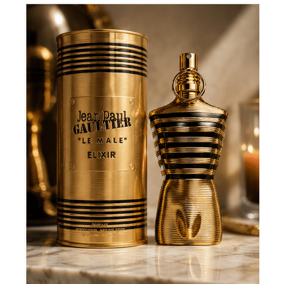 Jean Paul Gaultier Le Male Elixir Parfum Spray 6.8 Oz for Men