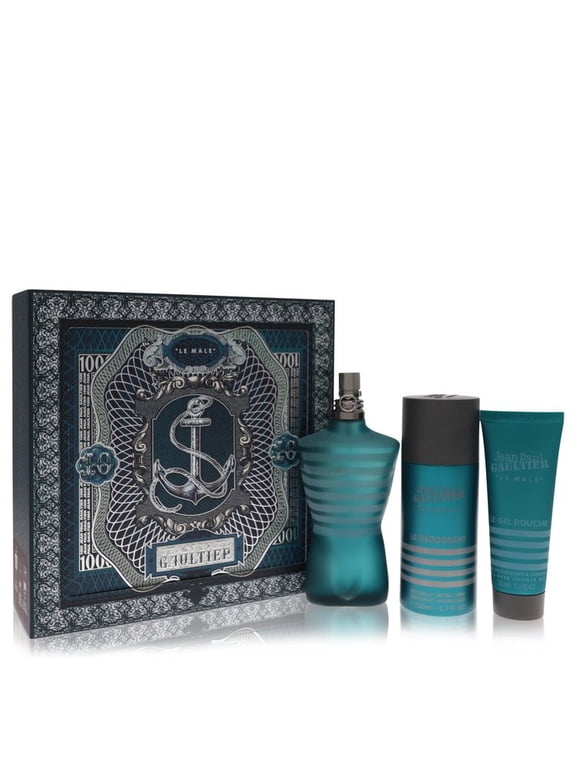 Le Male 3-Pcs Gift Set (Eau de Toilette spray 4.2 fl oz + Shower gel 2.5 fl oz + Deodorant spray 5.1 fl oz)