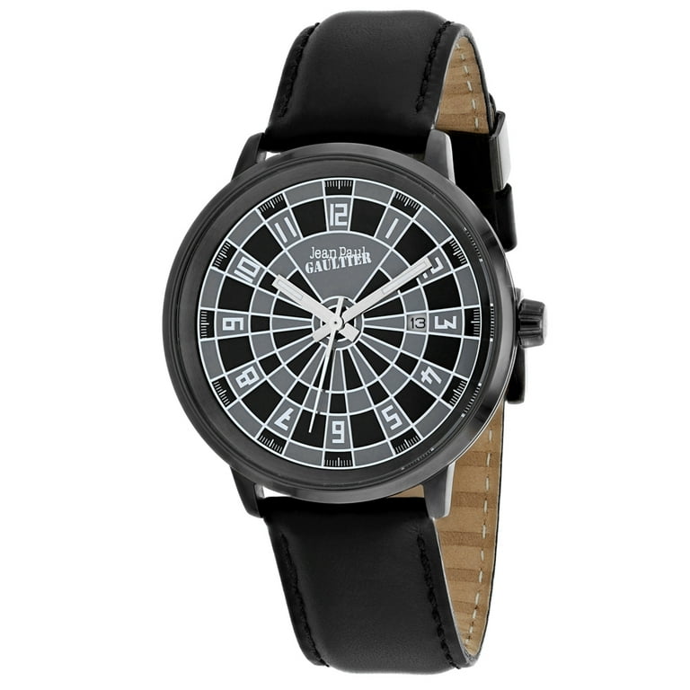 Jean Paul Gaultier Men's Cible Black / Grey Dial Watch - 8504804