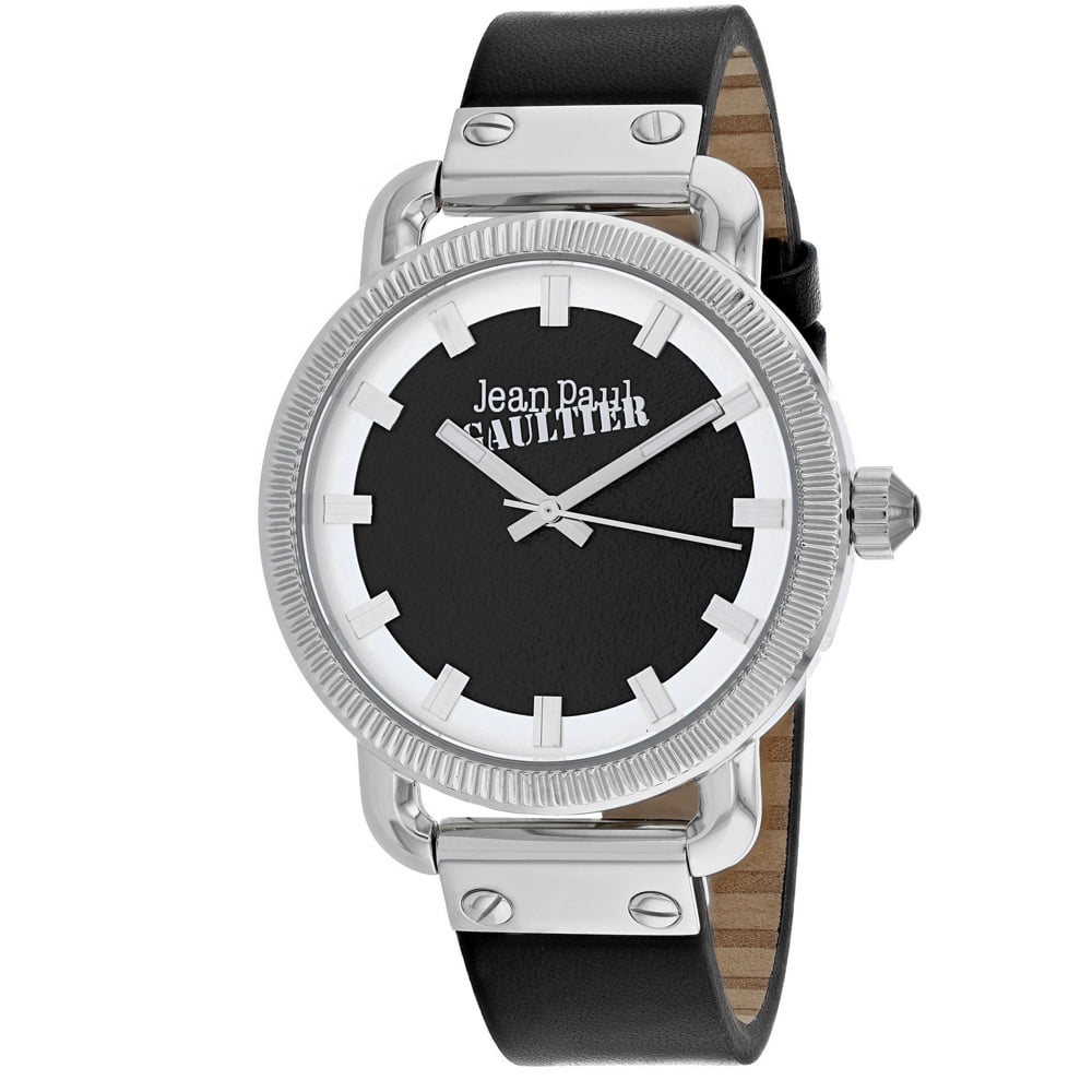 Jean Paul Gaultier Men's Index Black Dial Watch - 8504407